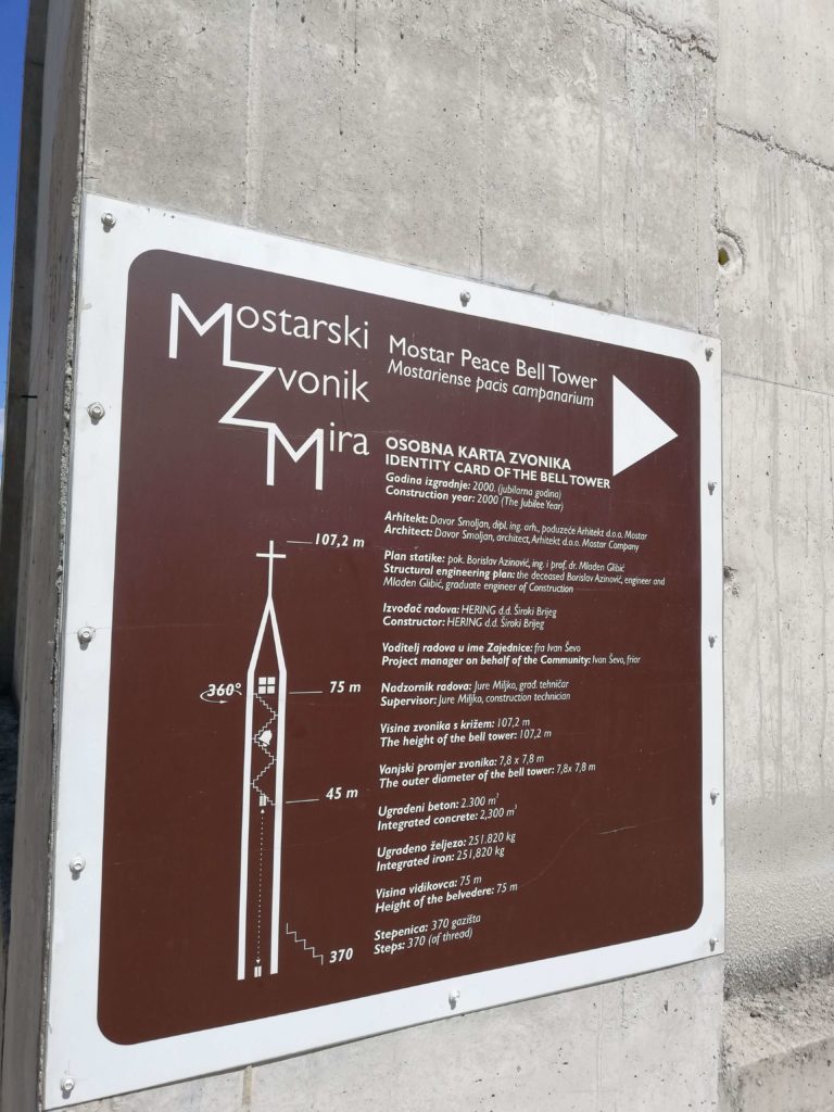 Micollo Rent A Car Mostar predstavlja Mostar, biser Hercegovine - Informacije o mostarskom Zvoniku mira